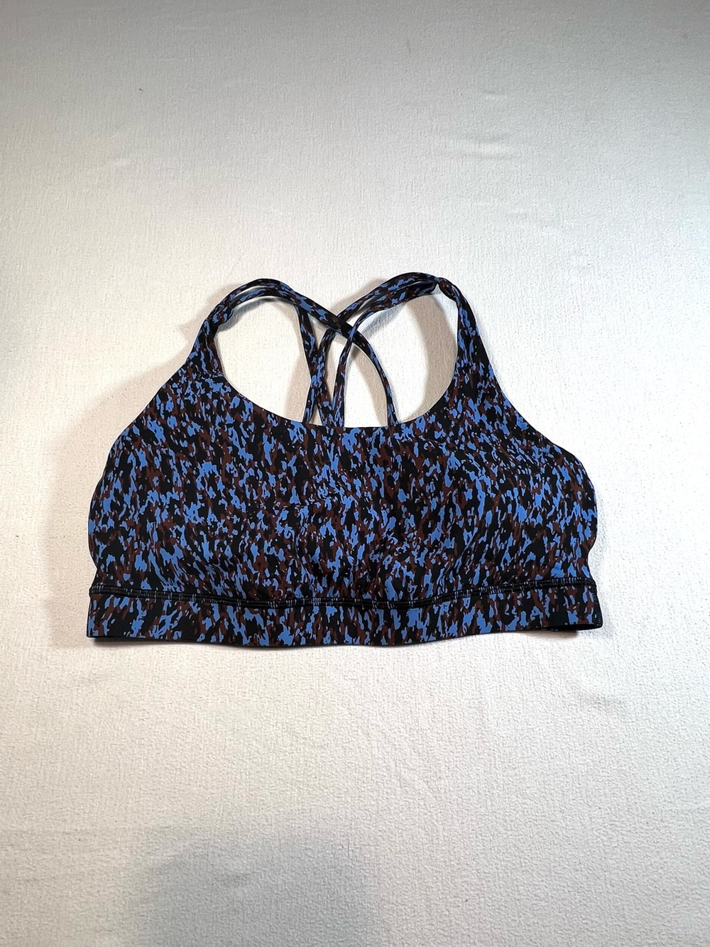 Lululemon Printed Strappy Sports Bra - Size M